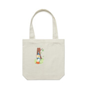 Reading Girl Shopping Bag