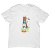 Basic T-shirt Reading Girl Child's 