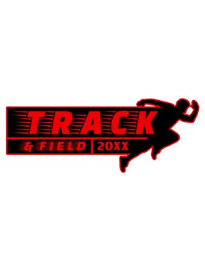 Track & Field Team Logo 08