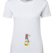 Basic T-Shirt Reading Girl T-shirt Ladies